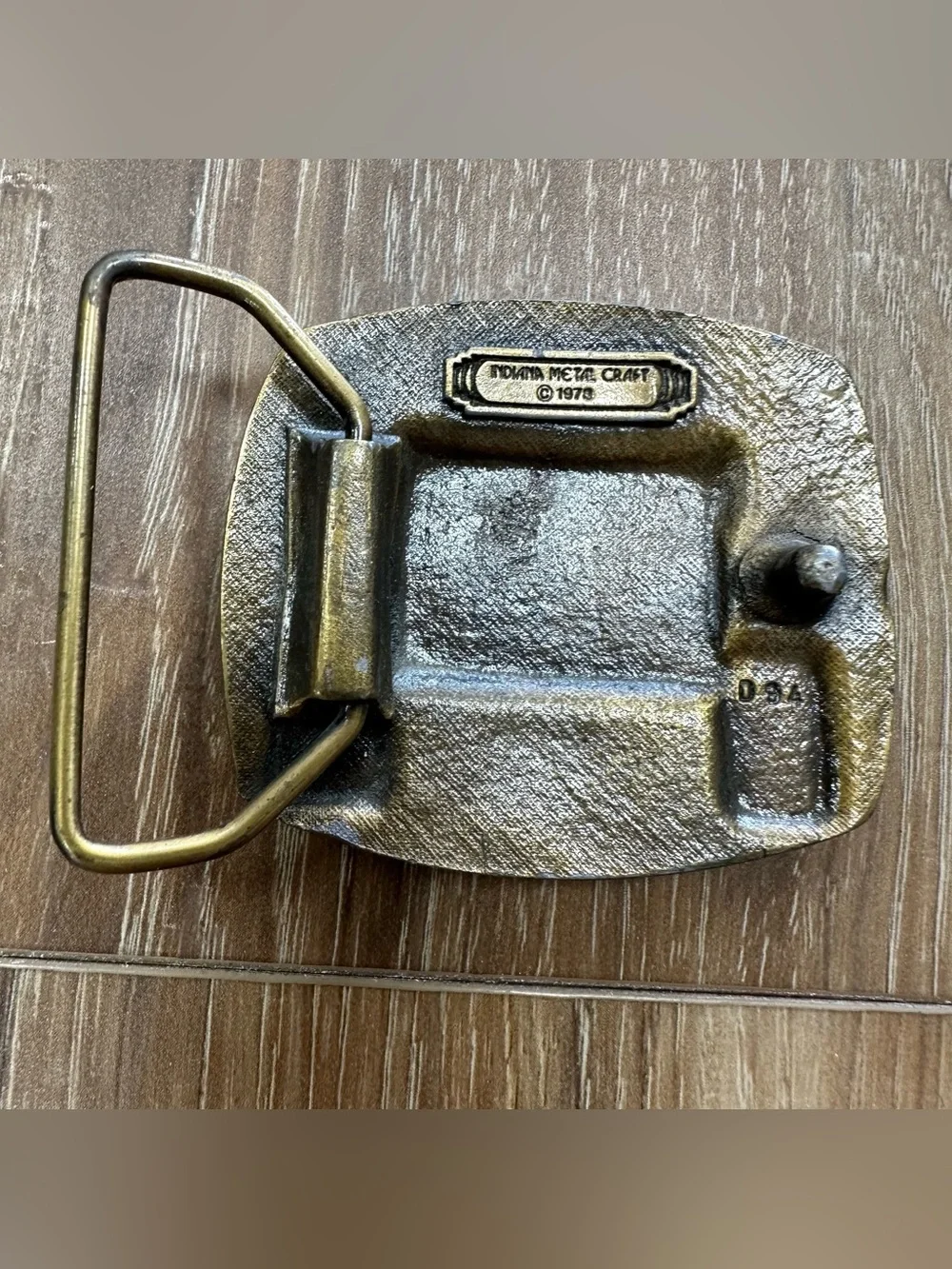 Vintage 70s 1978 Chevy Blazer Belt Buckle Indiana Metal Craft